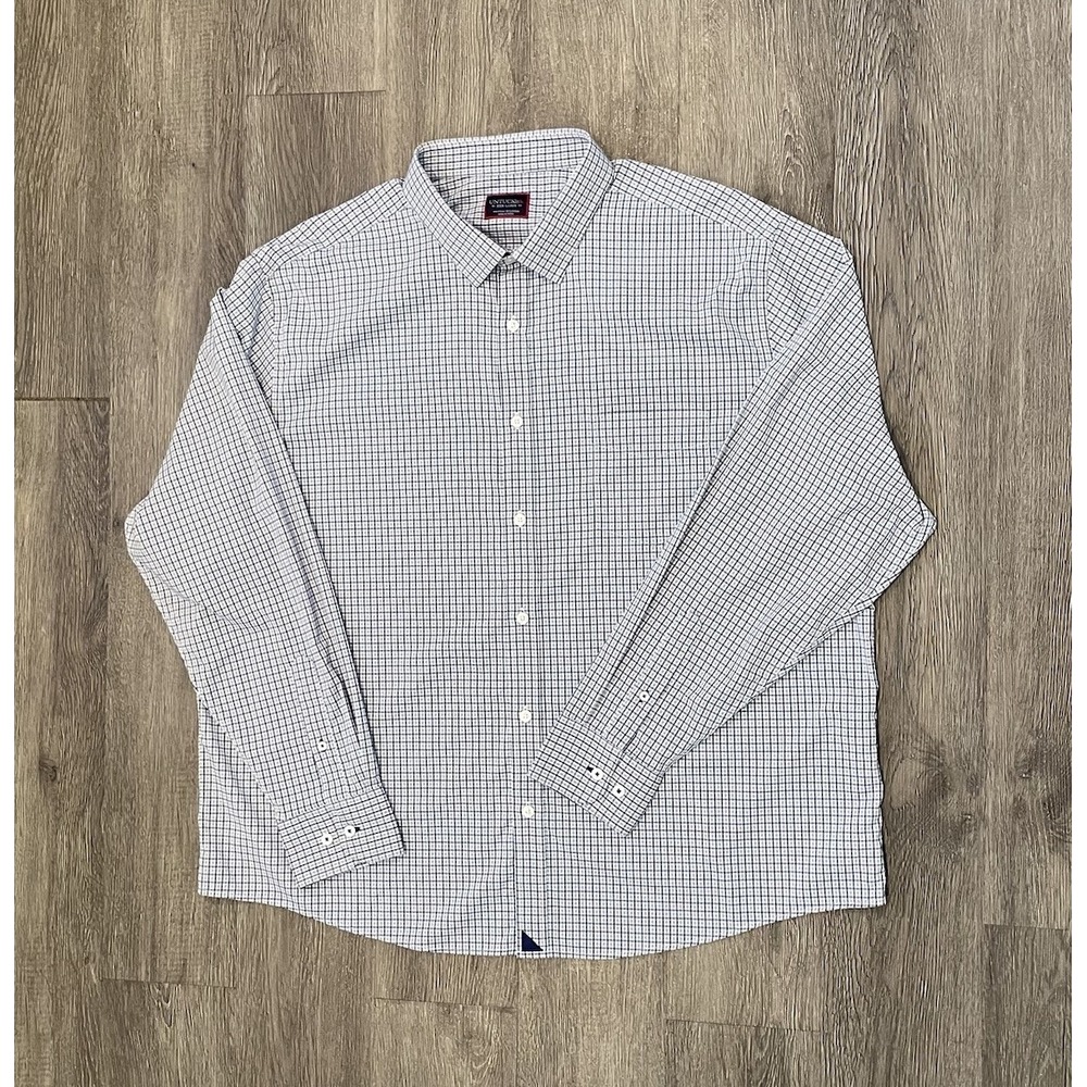 UNTUCKit Beaumont Shirt Men's 3XL Plaid‎ Long Sleeve Button Stretch Performance - Picture 3 of 9